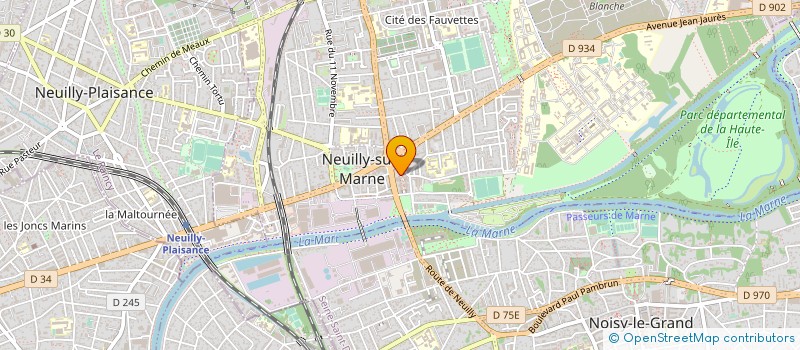 localisation de l'entreprise ARTISTES SERVICES PRODUCTIONS à NEUILLY-SUR-MARNE
