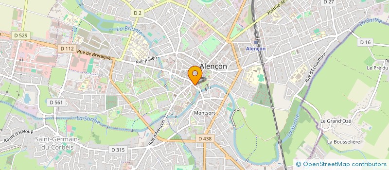 localisation de l'entreprise ARTISTES SUR LE FIL à ALENCON