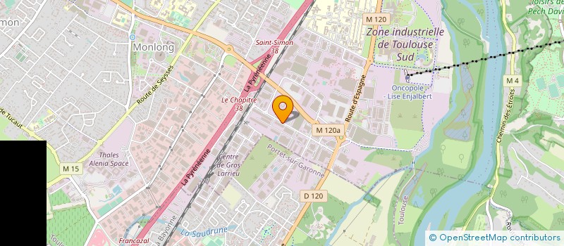 localisation de l'entreprise ARTISTES TOULOUSAINS DE LA FETE à TOULOUSE