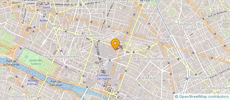 localisation de l'entreprise ARTISTIC à PARIS
