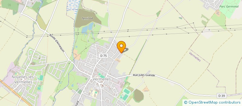 localisation de l'entreprise ARTISTIC'ACTIVITES  VERMELLES