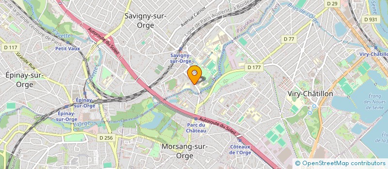 localisation de l'entreprise ARTISTIC DISCOVER ENTERTAINMENT  SAVIGNY-SUR-ORGE