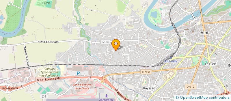 localisation de l'entreprise ARTISTIC ROLLER TARN  ALBI