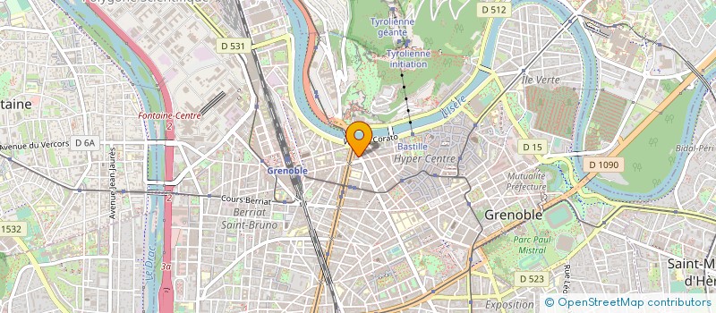 localisation de l'entreprise ARTISTIK à GRENOBLE