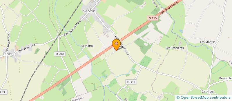 localisation de l'entreprise ARTISTIKA  SERVON