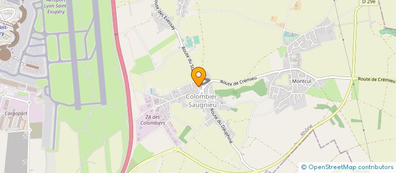 localisation de l'entreprise ARTISTIQUE DANSE DE COLOMBIER SAUGNIEU  COLOMBIER-SAUGNIEU