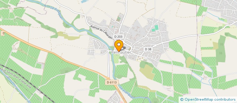 localisation de l'entreprise ARTISTIQUE DE PENNAUTIER  PENNAUTIER