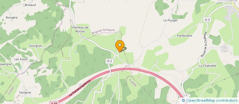 localisation de l'entreprise ARTISTIQUE PACIFIC COMPAGNIE  CUBLAC