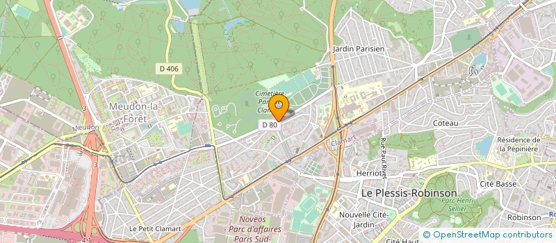 localisation de l'entreprise ARTISTORE SARL à CLAMART
