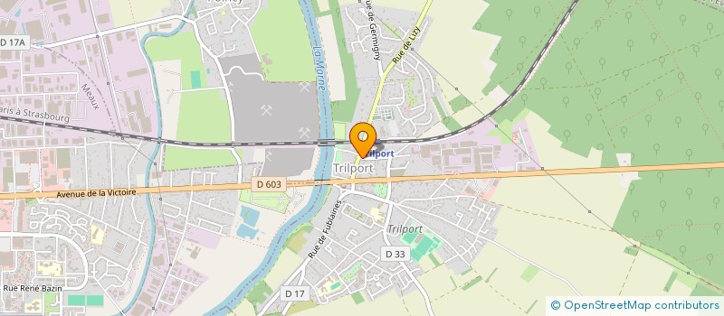 localisation de l'entreprise ARTISTRICKS  TRILPORT