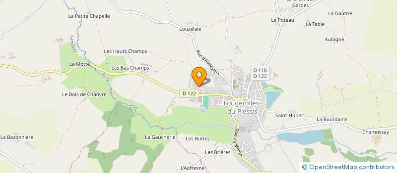 localisation de l'entreprise ARTISVIC à FOUGEROLLES-DU-PLESSIS