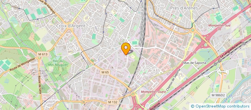 localisation de l'entreprise ARTISYA à MONTPELLIER