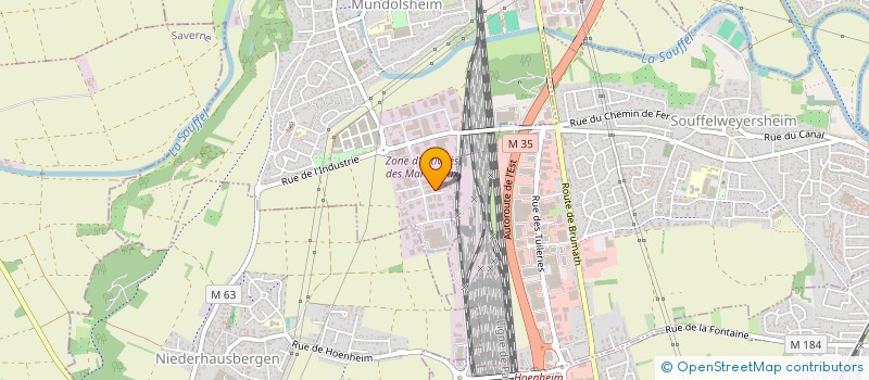 localisation de l'entreprise ARTITECH  MUNDOLSHEIM