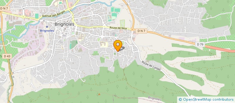 localisation de l'entreprise ARTITECH à BRIGNOLES