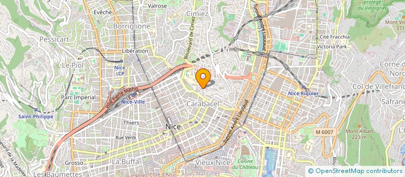 localisation de l'entreprise ARTITIA à NICE