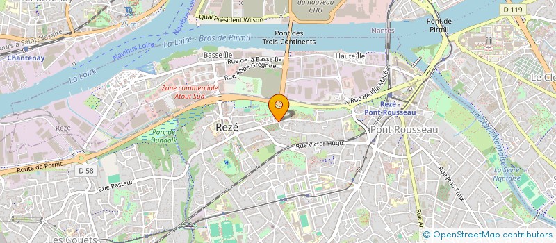 localisation de l'entreprise ARTITILLERIE TRAVAUX PUBLICS à REZE