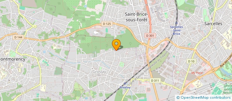 localisation de l'entreprise ARTITUD  GROSLAY