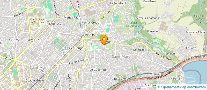 localisation de l'entreprise ARTITUDE à BREST