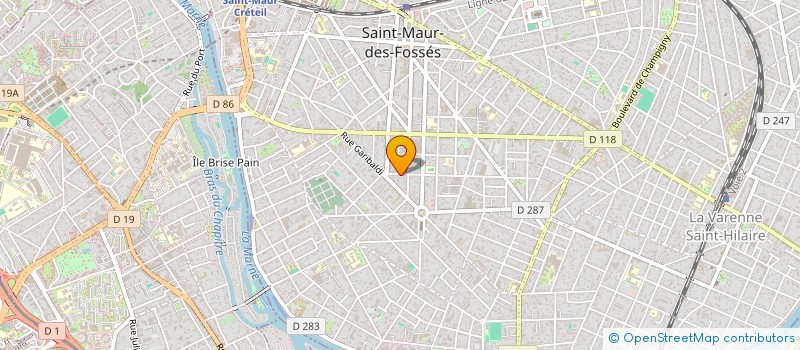 localisation de l'entreprise ARTIVIO à SAINT-MAUR-DES-FOSSES