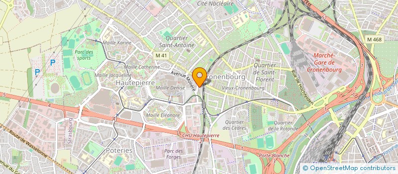localisation de l'entreprise ARTIX à STRASBOURG