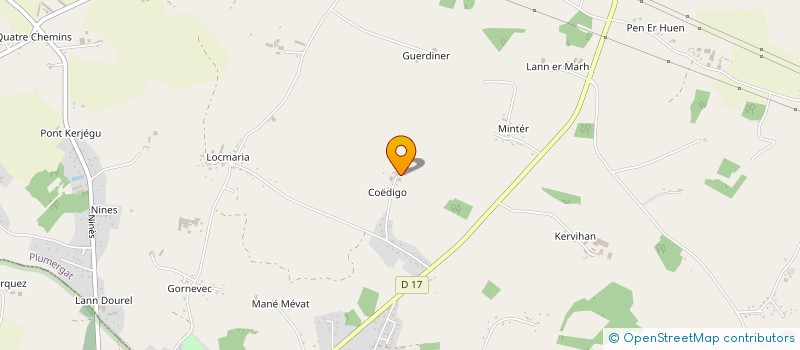 localisation de l'entreprise ARTIZ 56 à PLUMERGAT