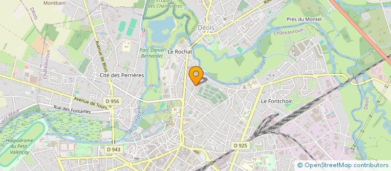 localisation de l'entreprise ARTIZ EVENTS à CHATEAUROUX