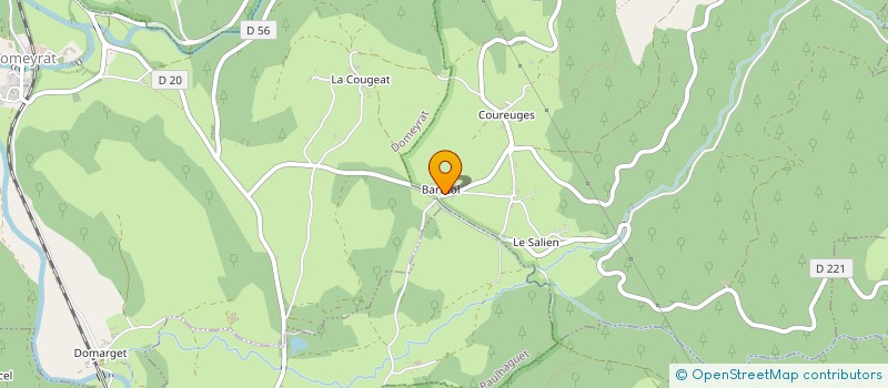 localisation de l'entreprise ARTIZANE  DOMEYRAT