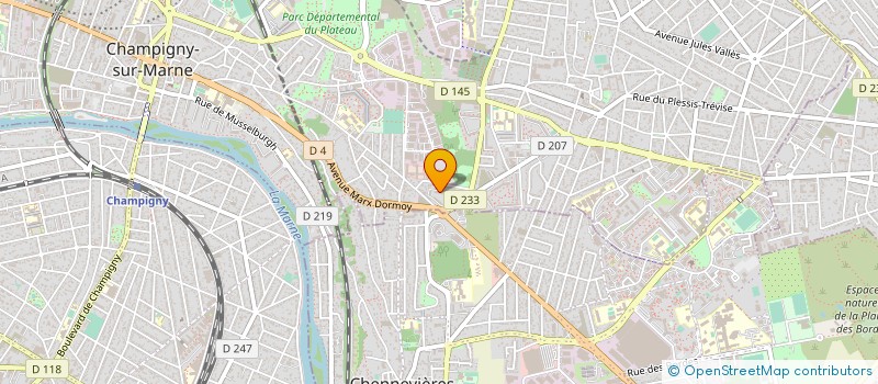 localisation de l'entreprise ARTIZANO à CHAMPIGNY-SUR-MARNE