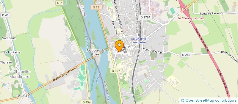 localisation de l'entreprise ARTIZEBRES à LA CHARITE-SUR-LOIRE