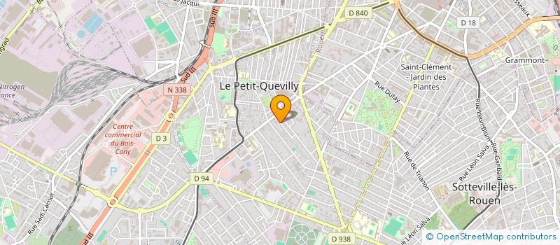 localisation de l'entreprise ARTIZELEC à LE PETIT-QUEVILLY