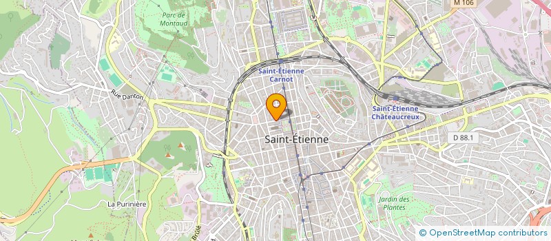 localisation de l'entreprise ARTKA  SAINT-ETIENNE