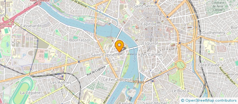 localisation de l'entreprise ARTKOM'ART à TOULOUSE