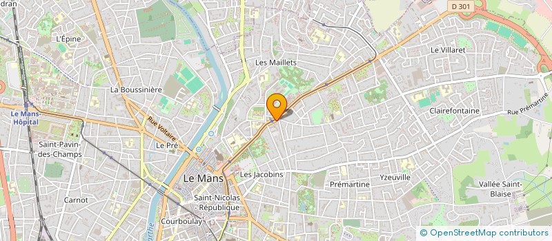 localisation de l'entreprise ARTLAU&CO  LE MANS