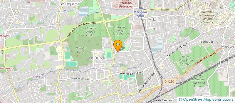 localisation de l'entreprise ARTLINE à MERIGNAC