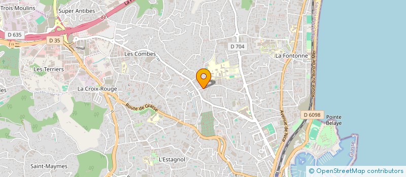 localisation de l'entreprise ARTLUC  ANTIBES