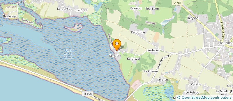 localisation de l'entreprise ARTMA  PLOUHINEC