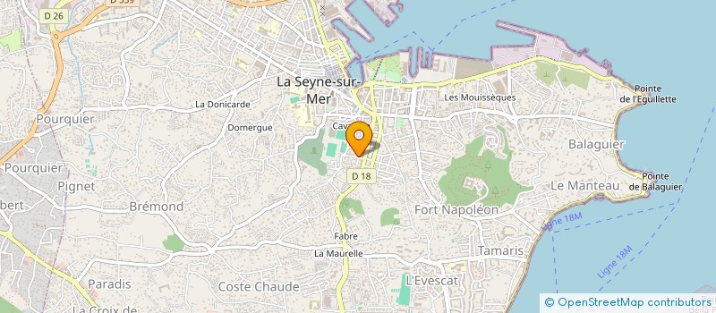 localisation de l'entreprise ARTMACADAM à LA SEYNE-SUR-MER