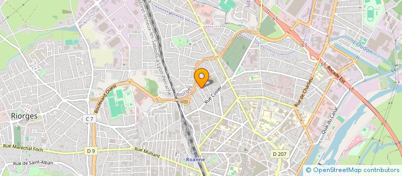 localisation de l'entreprise ARTMAISON à ROANNE