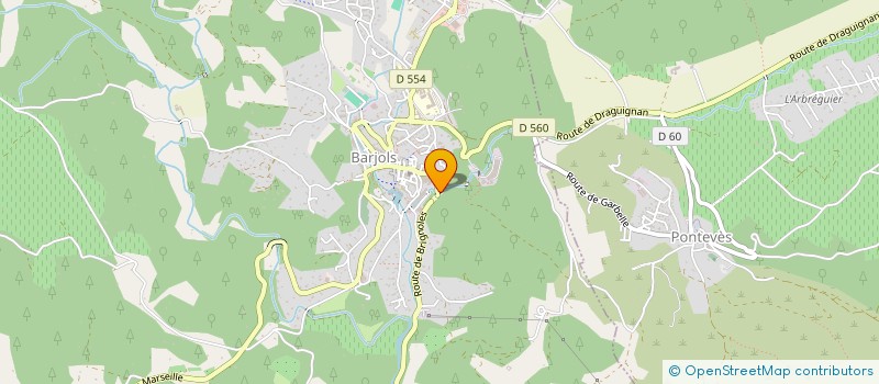 localisation de l'entreprise ARTMANDAT  BARJOLS