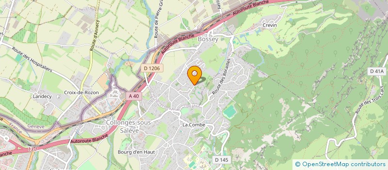 localisation de l'entreprise ARTMAT INVEST  BOSSEY