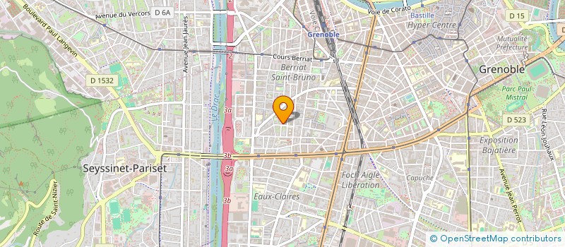 localisation de l'entreprise ARTMAX à GRENOBLE