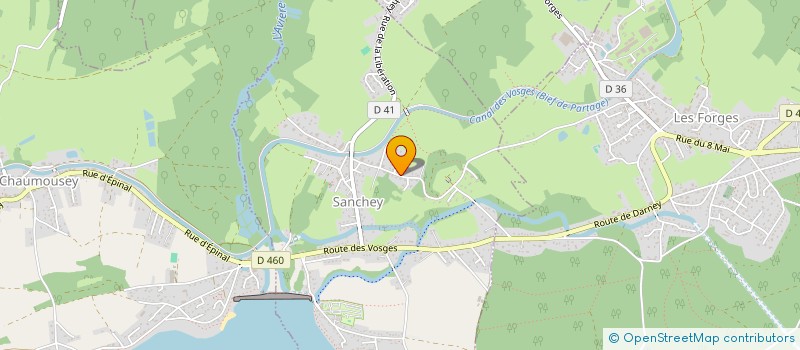 localisation de l'entreprise ARTMETAL  SANCHEY