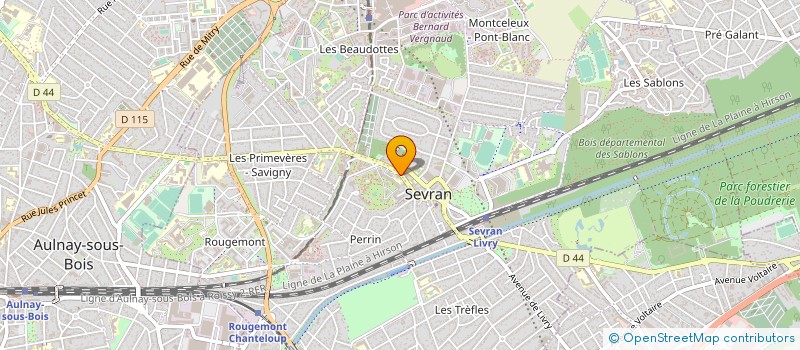 localisation de l'entreprise ARTMETAL à SEVRAN