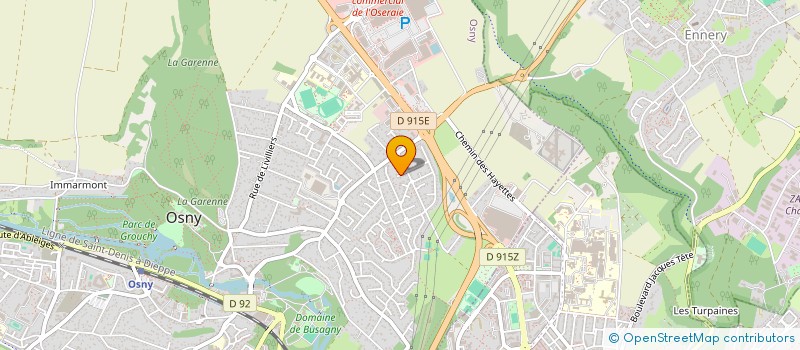 localisation de l'entreprise ARTMHONIE DECO  OSNY