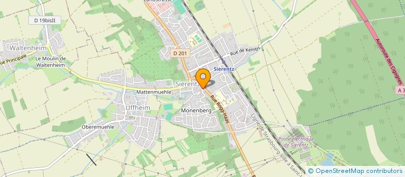 localisation de l'entreprise ARTMO  FELLERING