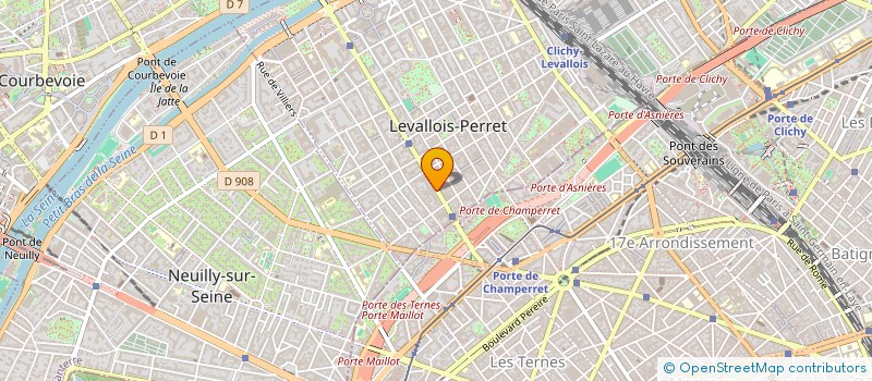 localisation de l'entreprise ARTMODERNE à LEVALLOIS-PERRET