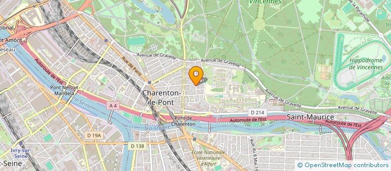 localisation de l'entreprise ARTMONI à SAINT-MAURICE