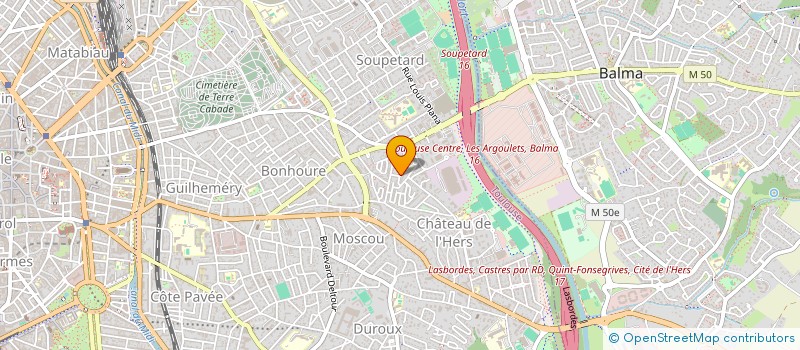 localisation de l'entreprise ARTMURS à TOULOUSE