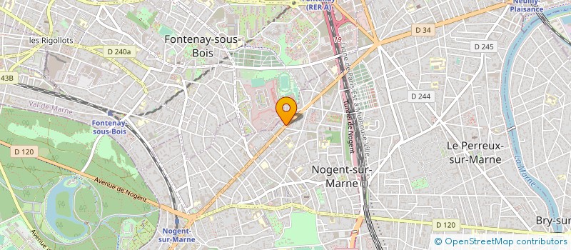 localisation de l'entreprise ARTMUZIK PRODUCTION à NOGENT-SUR-MARNE