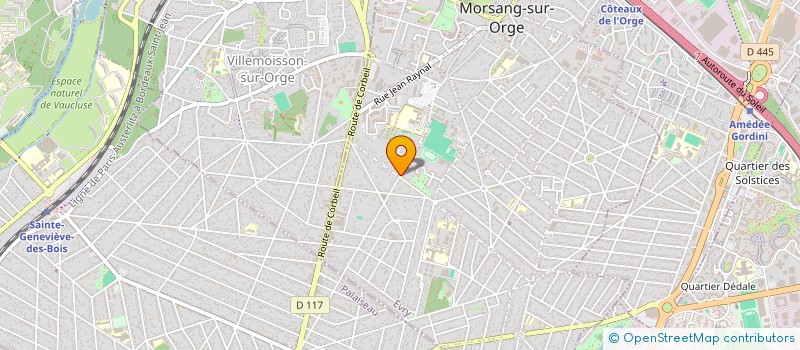 localisation de l'entreprise ARTNESS à MORSANG-SUR-ORGE